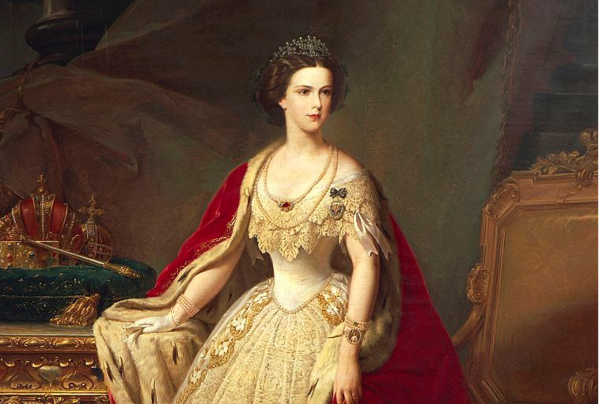 Портрет Елизаветы Баварской, 1856 год