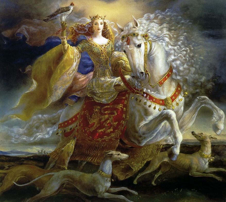 Алиенора Аквитанская. Художница Кинуко Крафт (Kinuko Y. Craft).