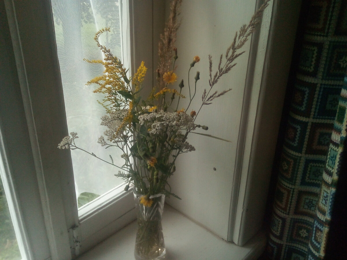 Личное фото. Букет из диких трав.