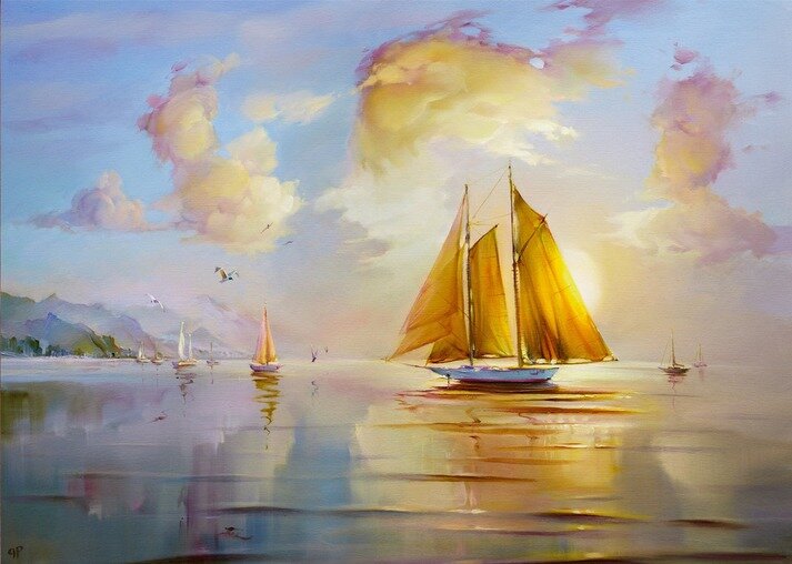 Художник Романов Роман. Рассвет.
