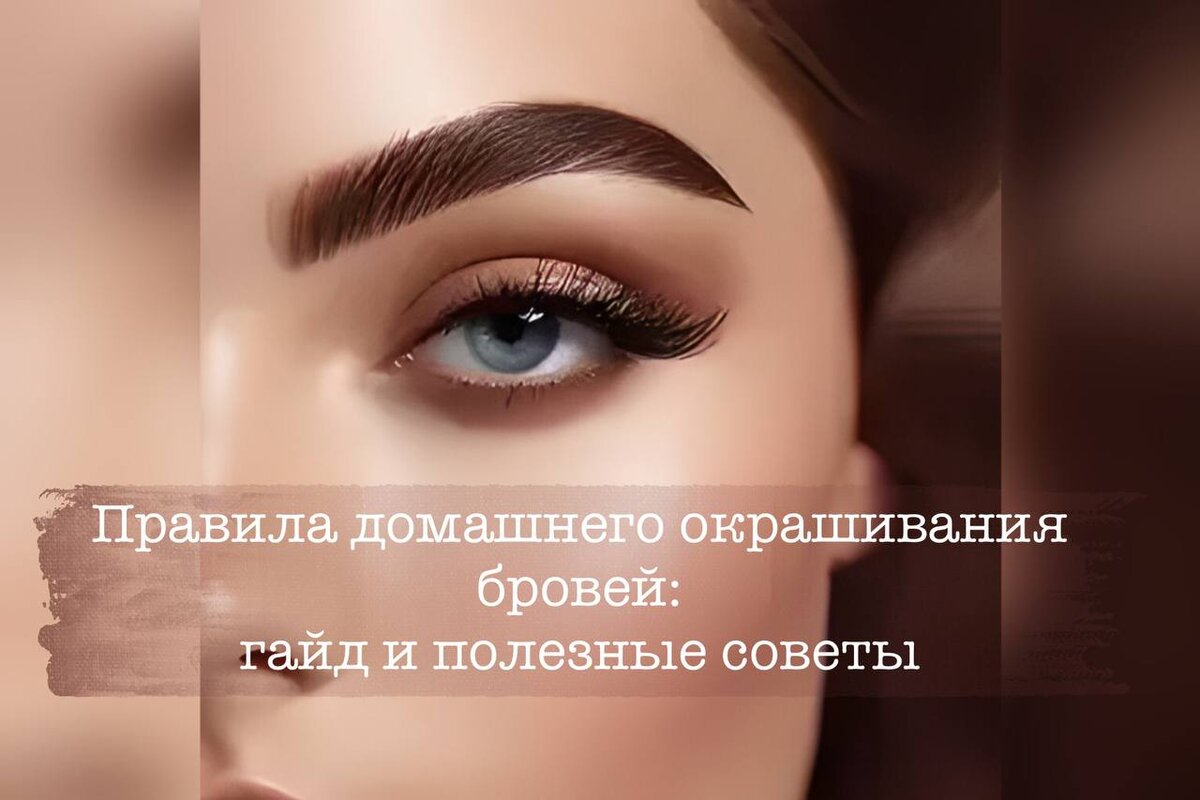 Правила домашнего окрашивания бровей: гайд и полезные советы | CosmoBeauty  | Дзен