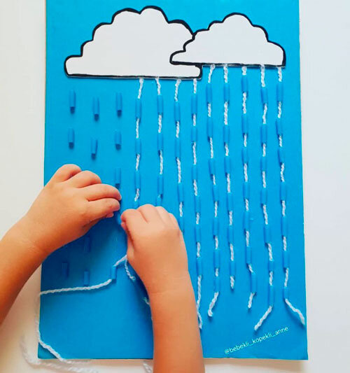 Как сделать объемное облако из бумаги своими руками?