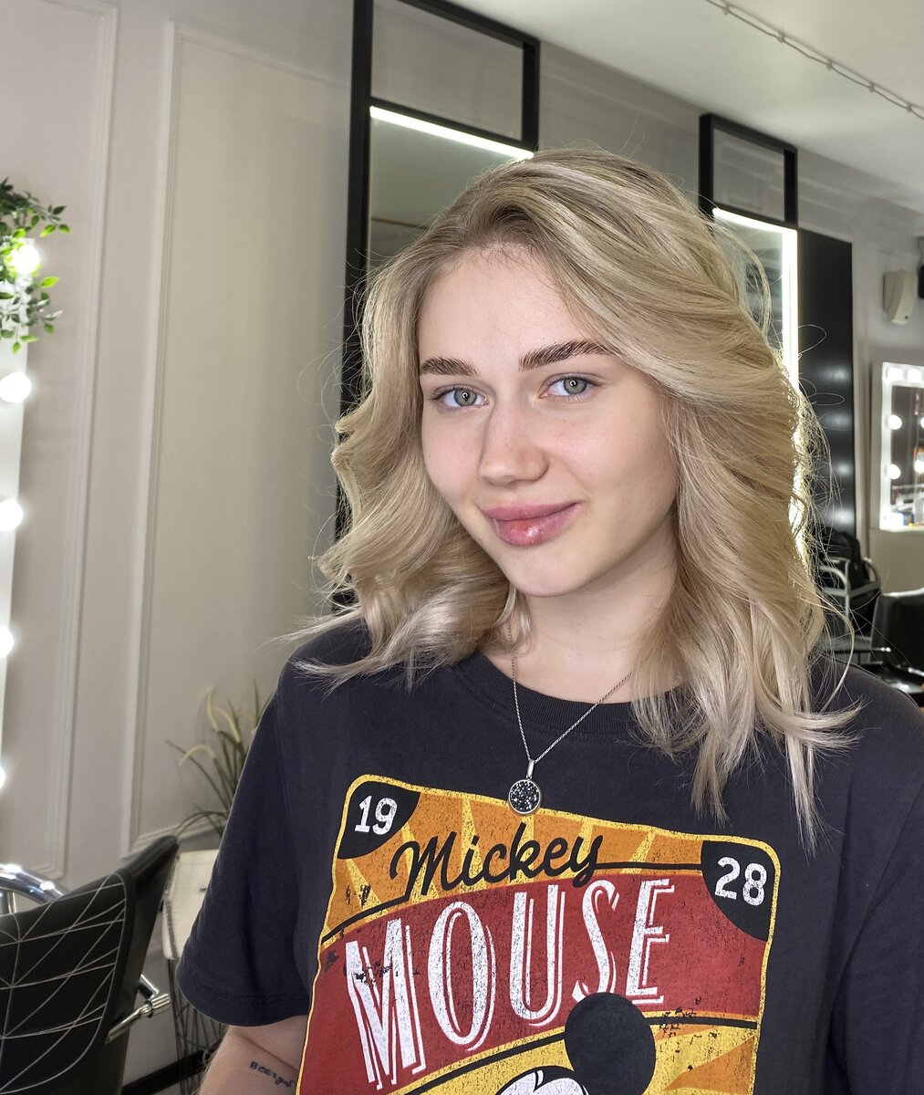 Работа стилиста Kosa Colour Studio.