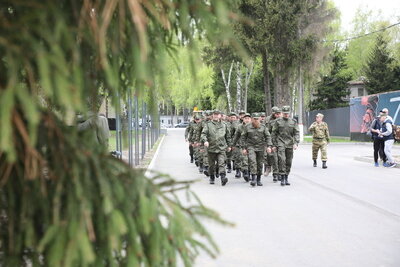    Пункт отбора кандидатов на военную службу по контракту в Балашихе © Пресс-служба администрации г.о. Балашиха