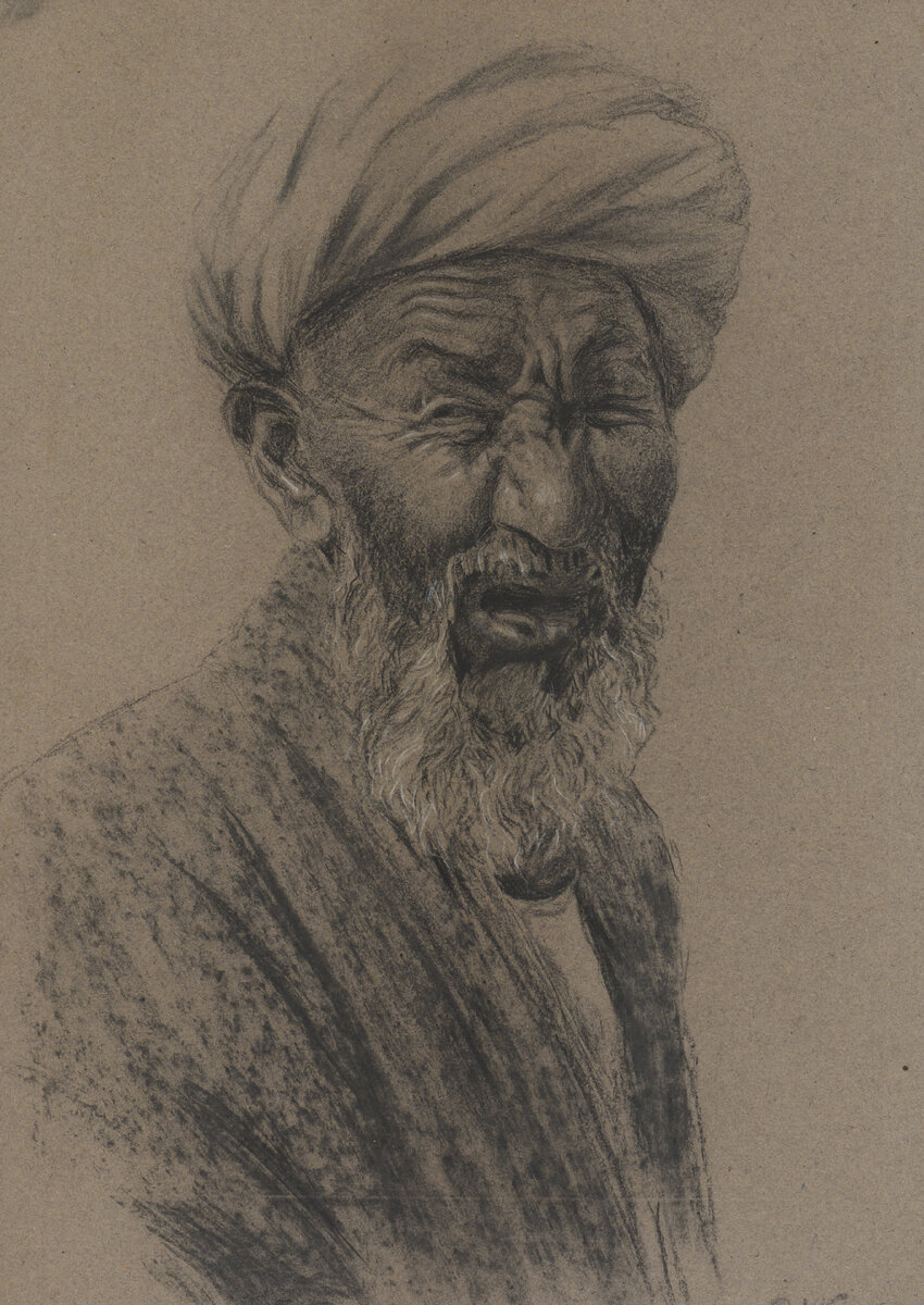 1940_е. Из серии "Простые люди Узбекистана"