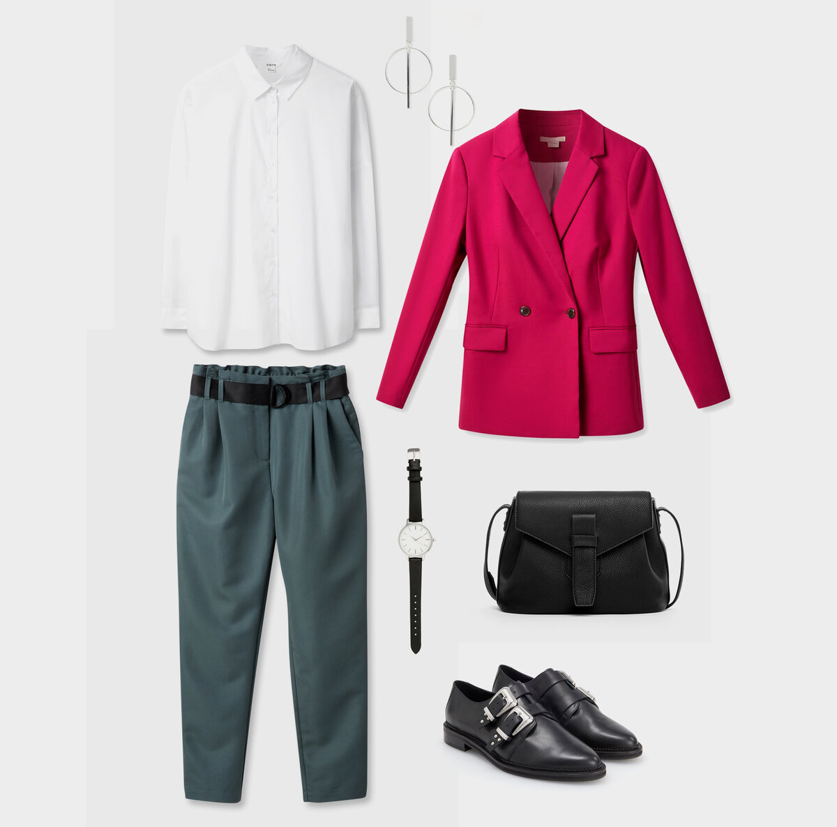 Обувь - Reserved, Аксессуары - H&M 