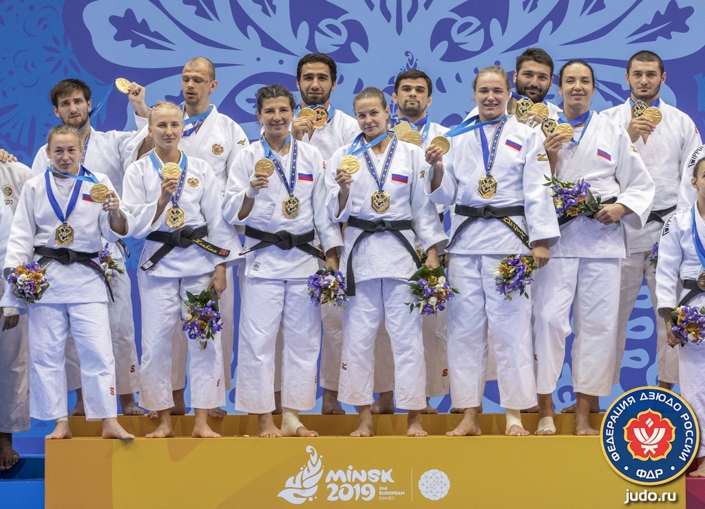Сборная России по дзюдо на Европейских играх 2019