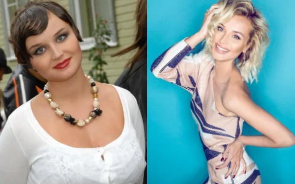Полина Гагарина до и после