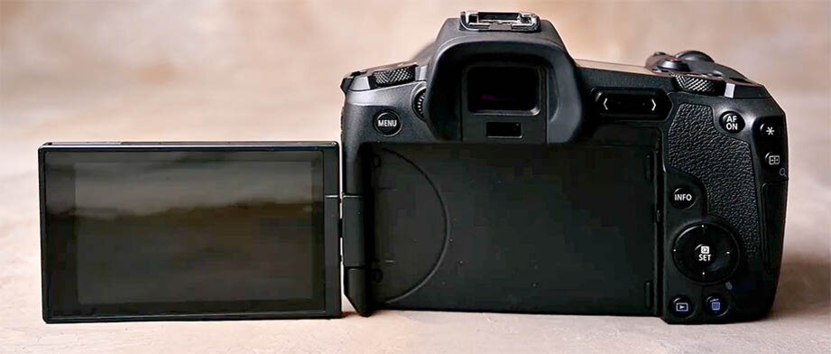Экран Canon EOS R - поворотный 