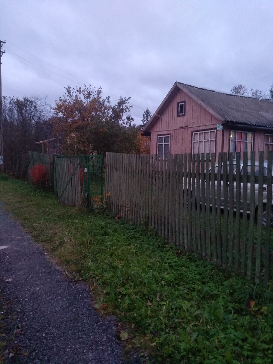 Был старенький Забор.