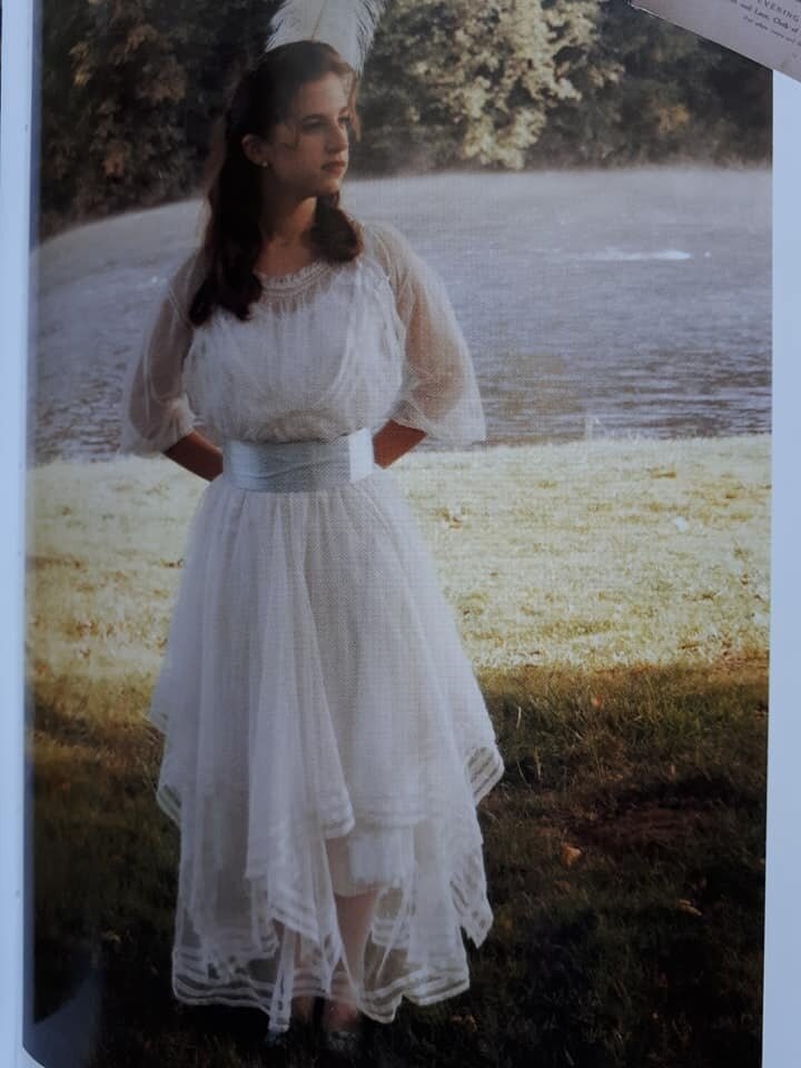 Летнее платье поздней эдвардианской эпохи, Англия