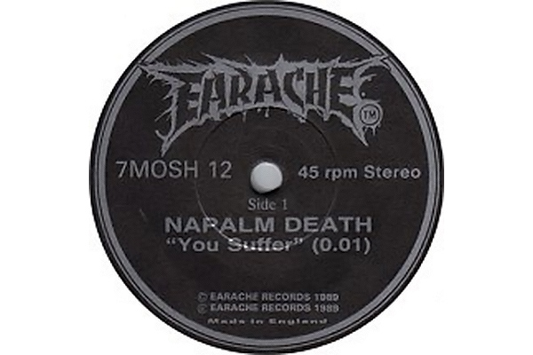 Этикетка сингла «You Suffer»