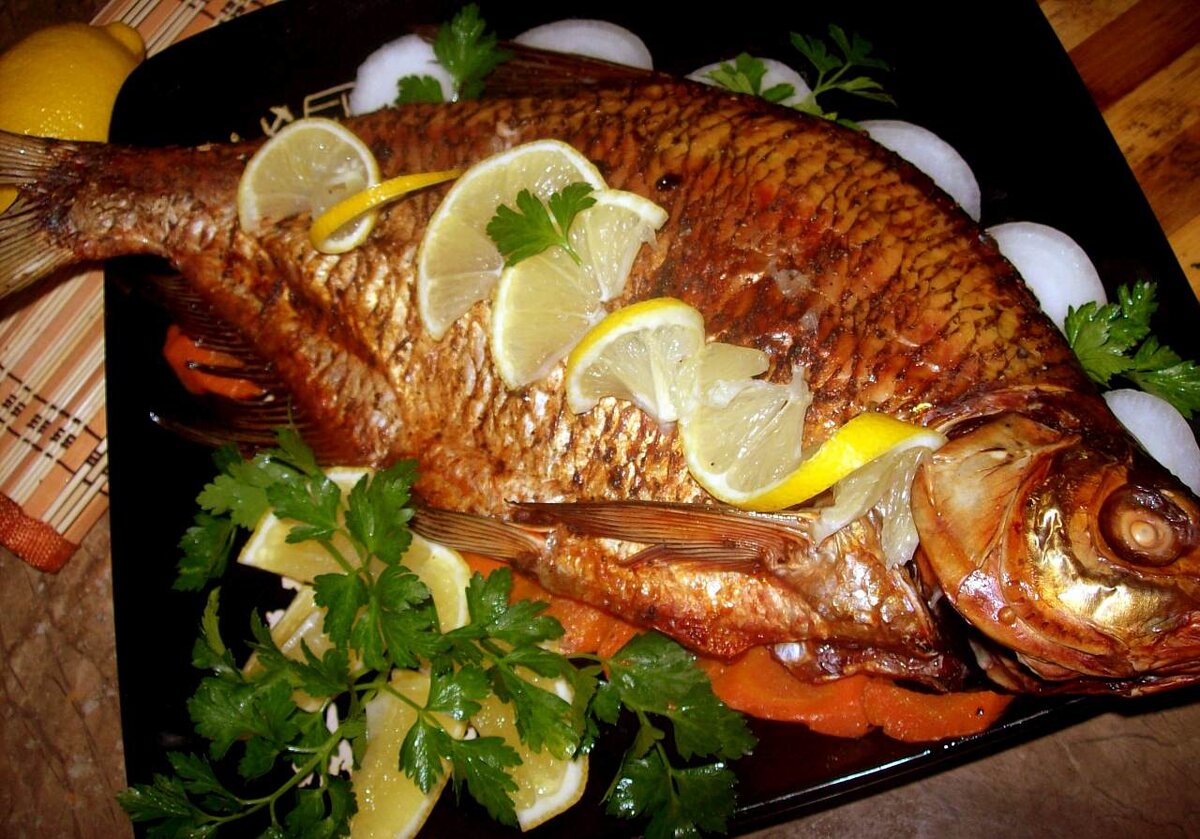 Фаршированный лещ для любимого.