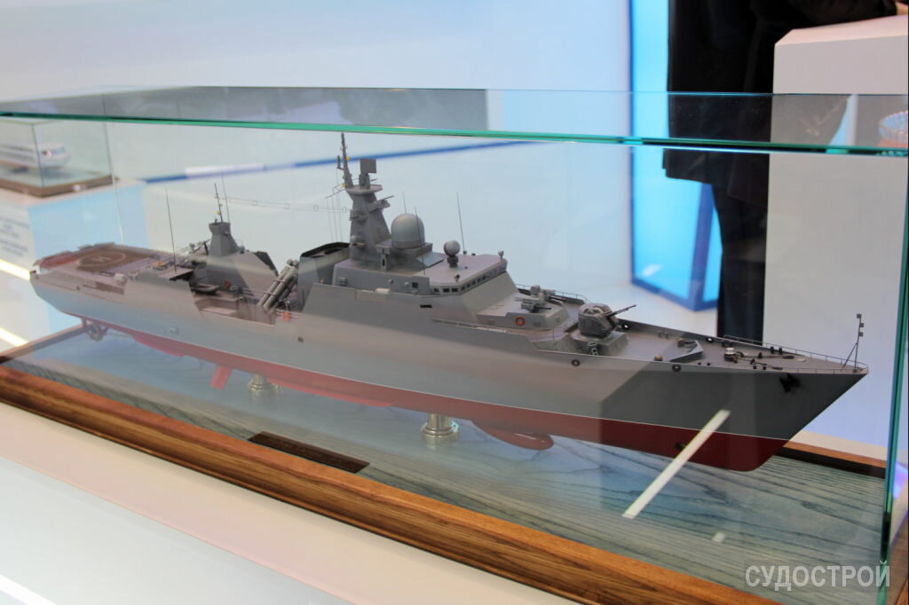 Макет фрегата проекта 11661 "Гепард 3.9"