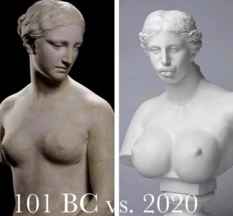 Кому выгодно, чтобы мы выглядели как на фото справа? Людям, которые делают на этом деньги, но точно не нам с вами. 