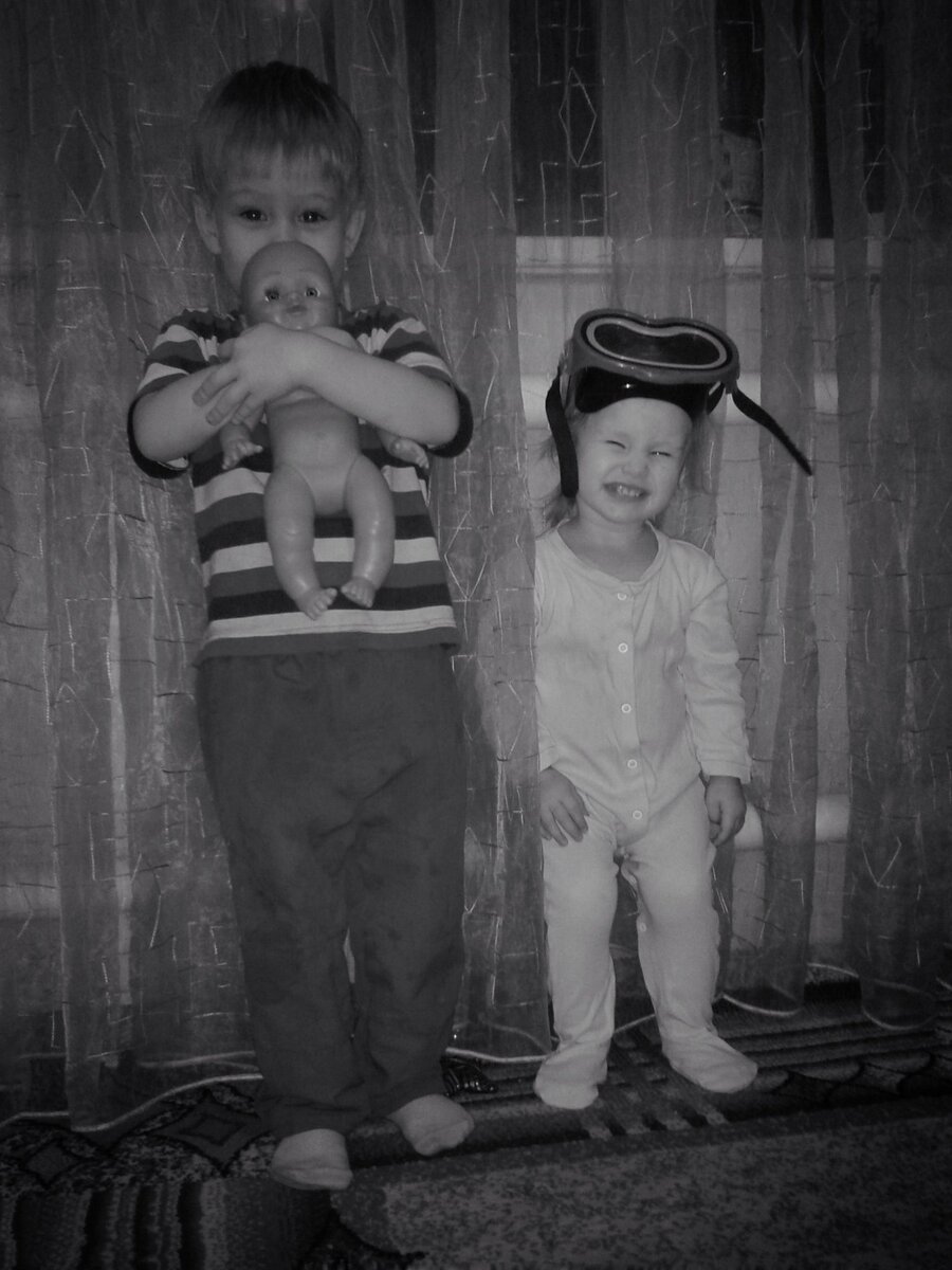 мои детки в период болезни, веселые)