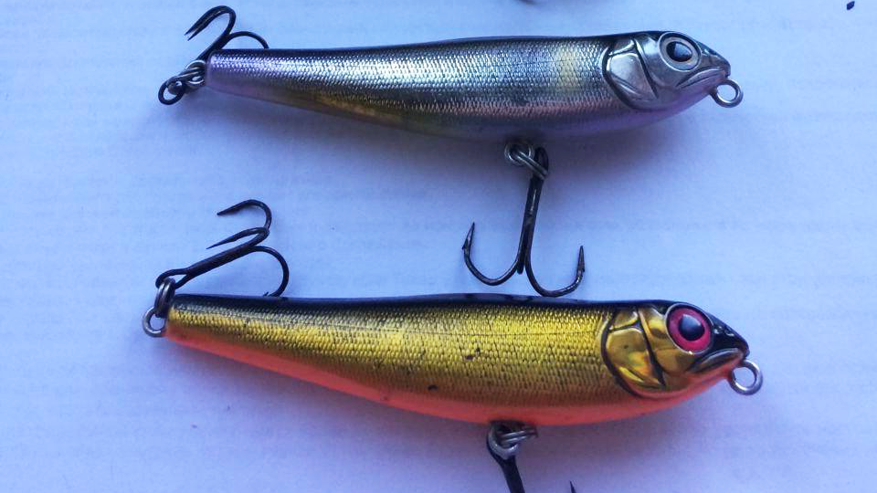 Пример безлопастного воблера, имитирующего кормовую базу щуки.