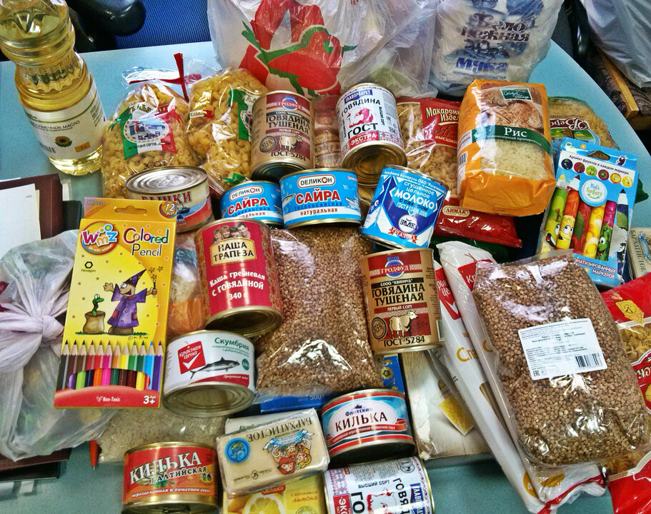 Продуктовый набор и тот не дали