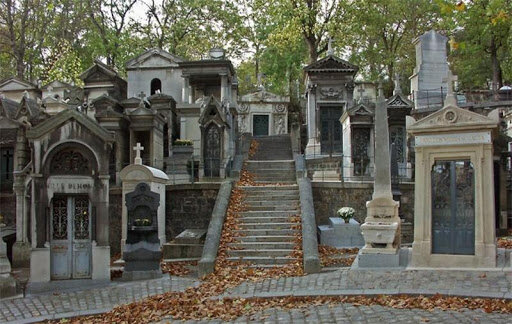 Кладбище Пер Лашез, Фарнция. Фото из открытых источников