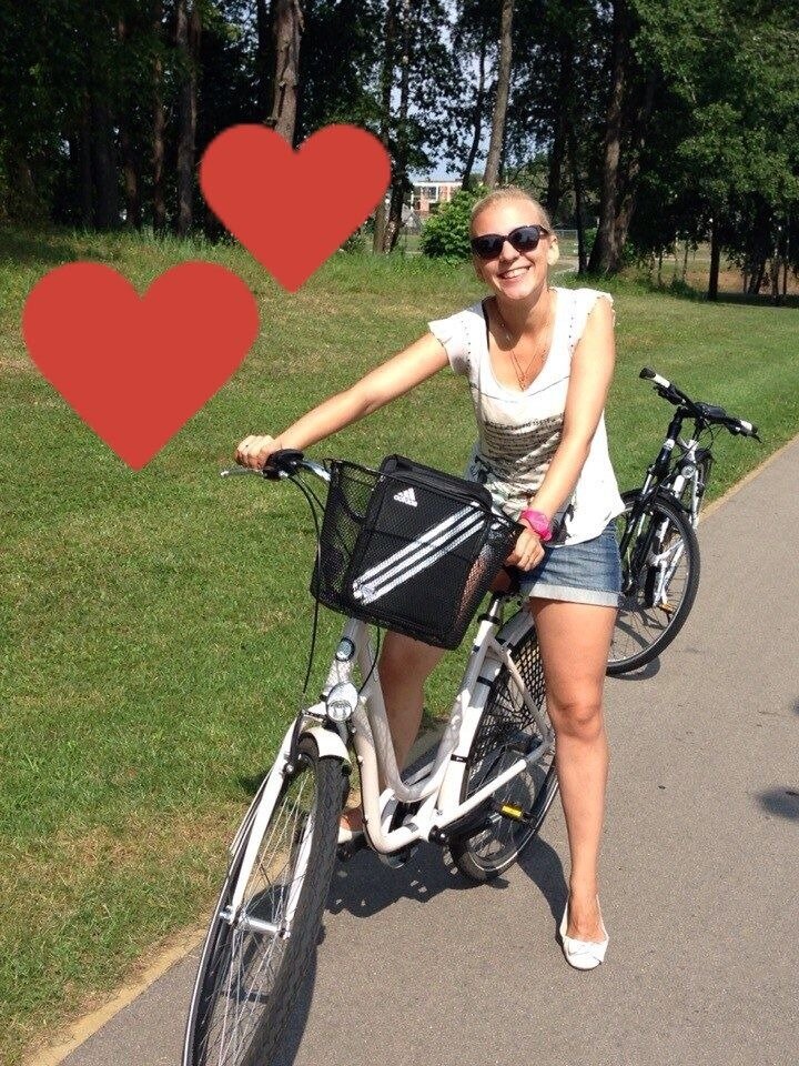 Прогулка на велосипеде.