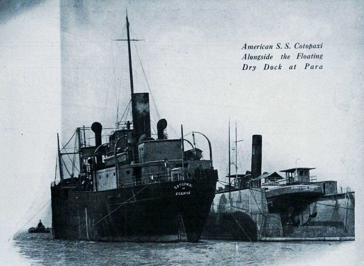Маршрут парохода. SS Cotopaxi 1925 Бермудский треугольник. Корабль СС Котопакси. Грузовой корабль SS Cotopaxi. Пароход SS Cotopaxi.