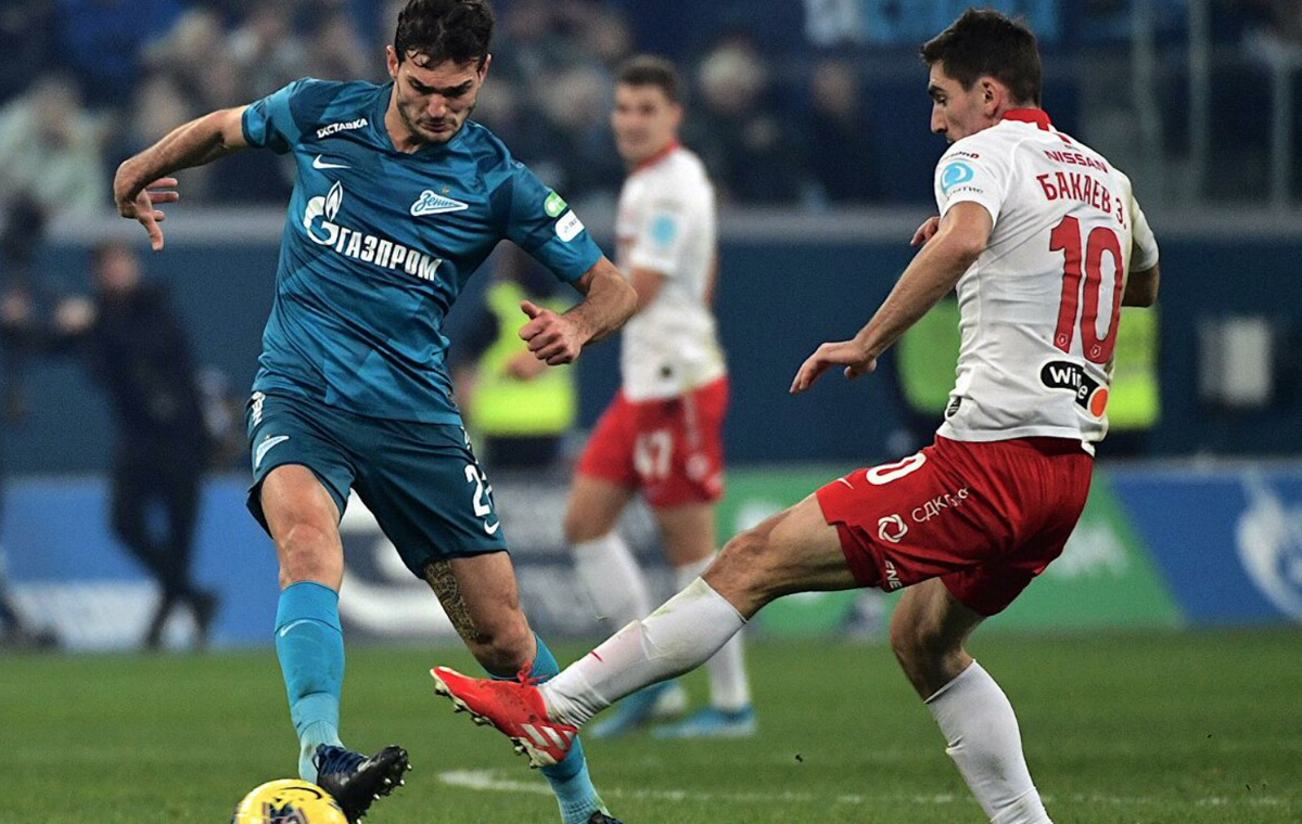 "Зенит" сыграет со "Спартаком" в полуфинале Кубка России дома. Фото scoopnest.com
