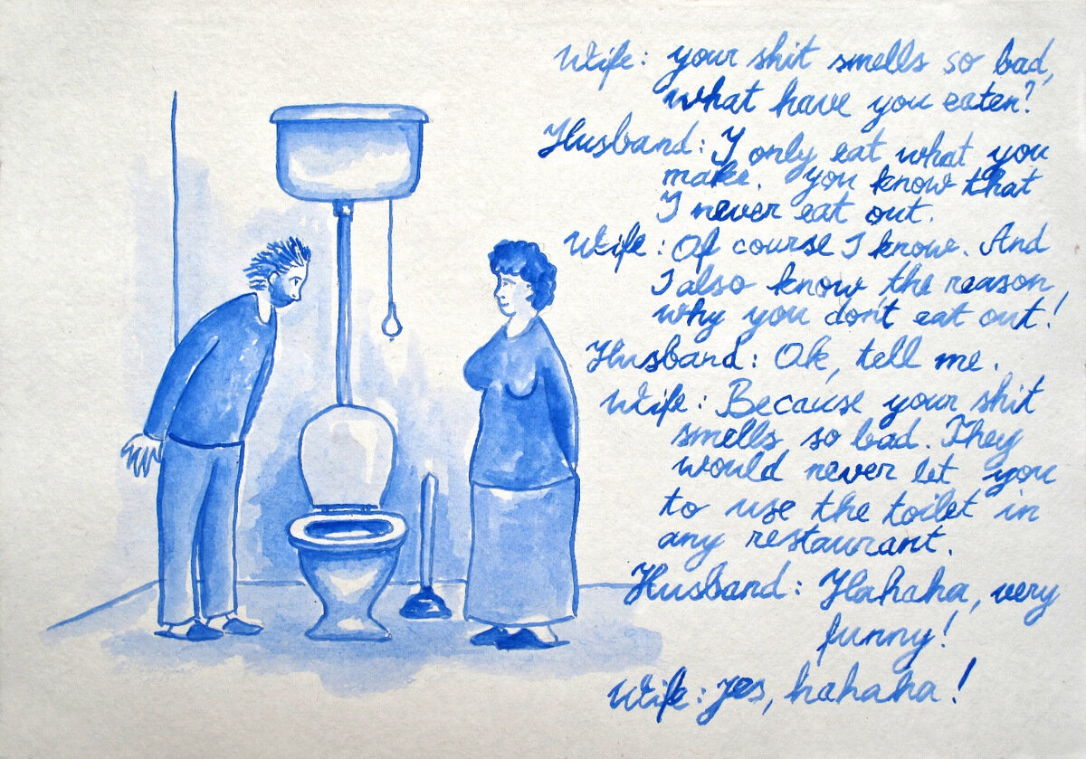 Марко Мяэтамм "Голубые истории" 2010. Проект "Удел человеческий". Московский музей современного искусства