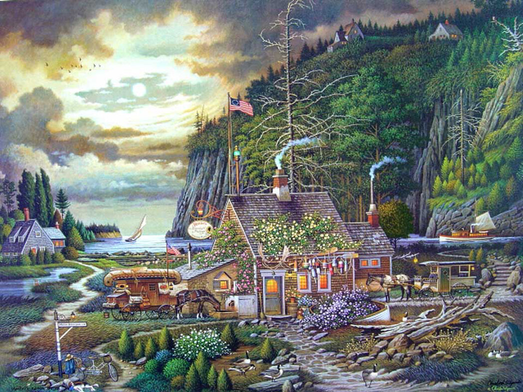 Художник   работ   Чарльз Высоцки ( Charles   WYSOCKI )  Источник - www.nevsepic.com.ua