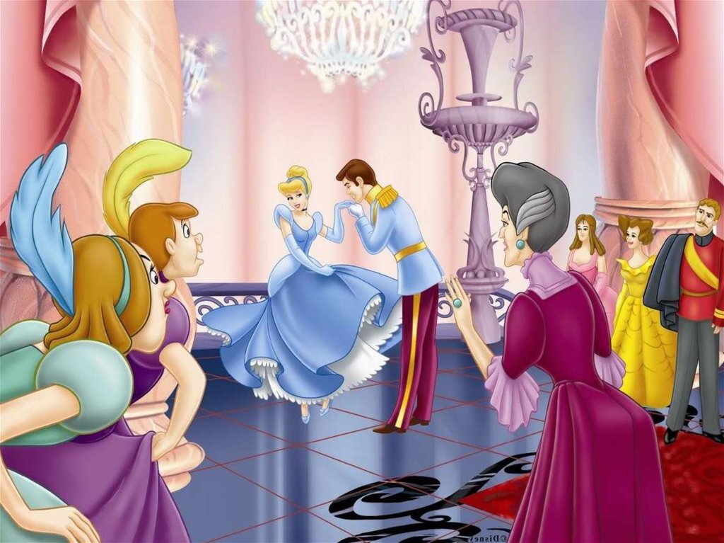 Кадр из мультфильма "Золушка"(1950)