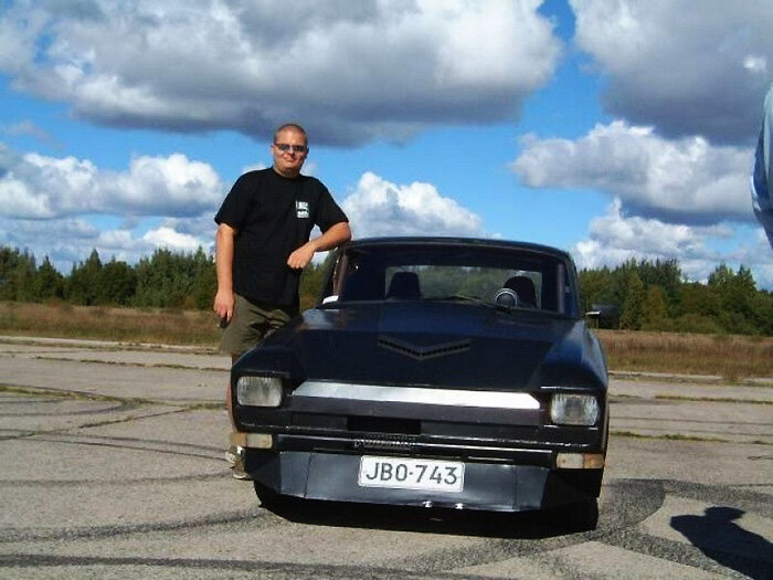 Москвич-2140 и его владелец Вилле Оксанен