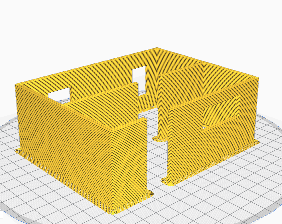 Так бы выглядели стены нашего дома, если мы печатали их на 3D принтере.