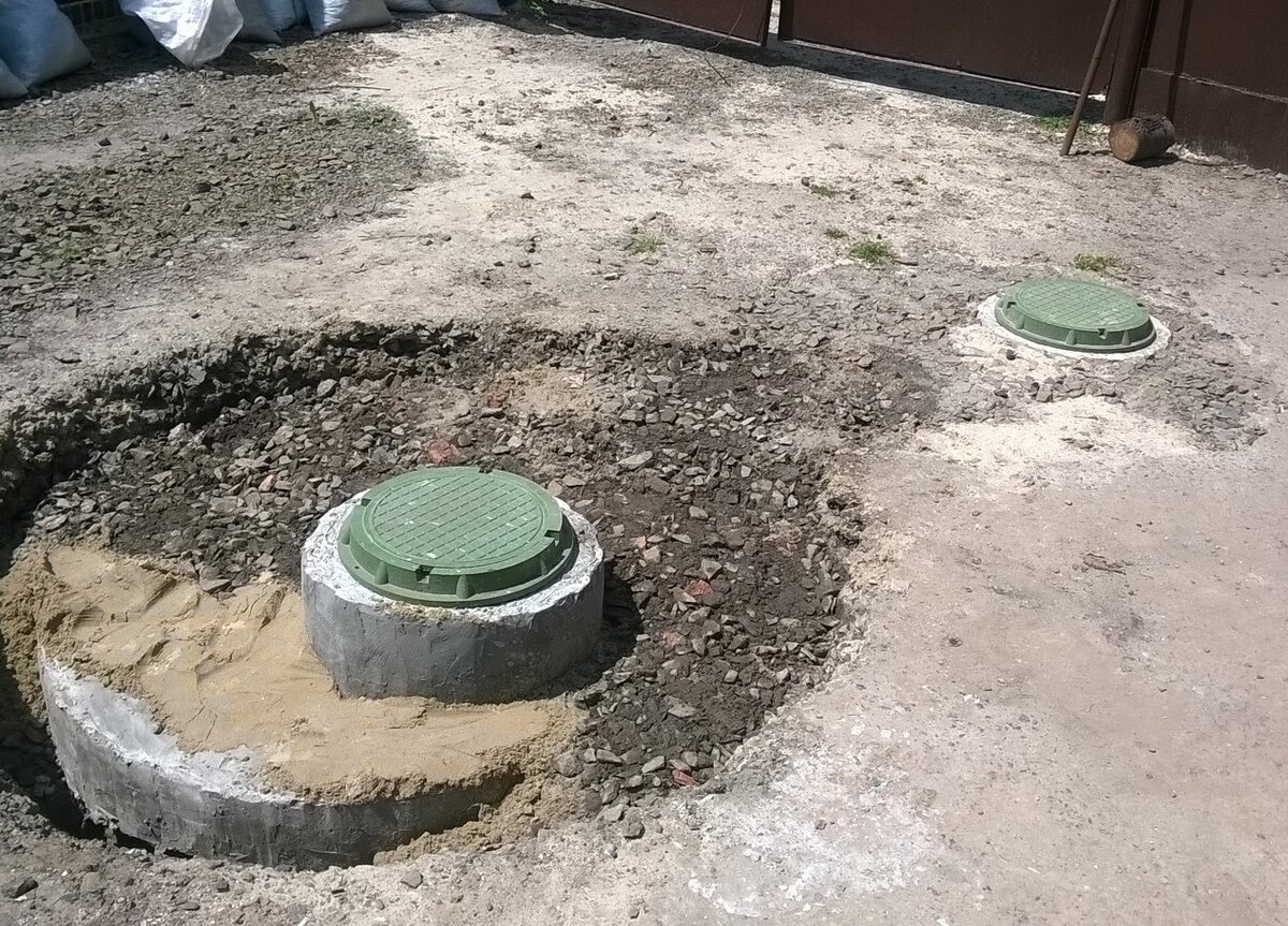 Хорошо, что не купил готовые ЖБ кольца, а залил их на месте. Септик вышел почти даром (фото + затраты)7