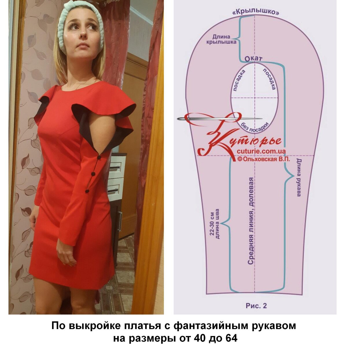 Платье с необработанными краями детское Стихи о море и сердце