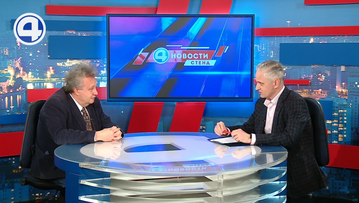 Эфир программы "Стенд", ТК "4 канал".