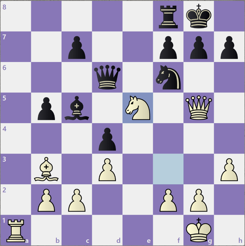 ход черных, как бы Вы сыграли в простой позиции? 