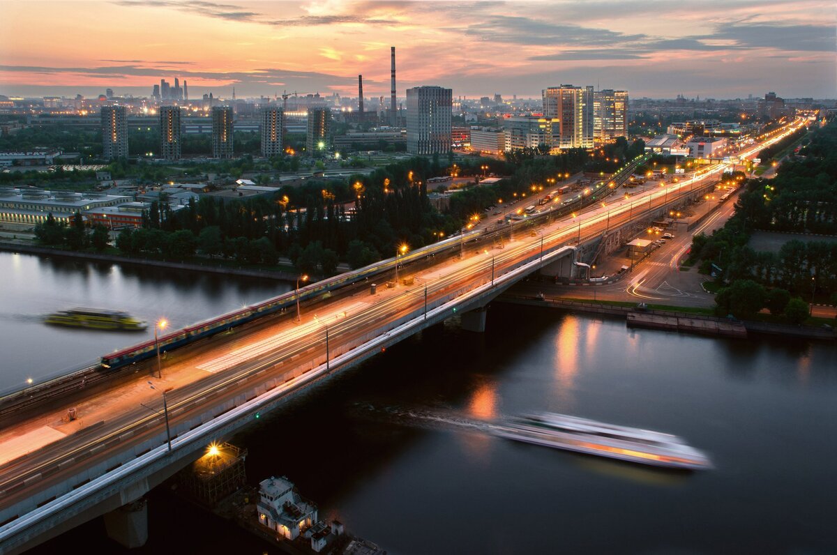 метромост воробьевы горы старые