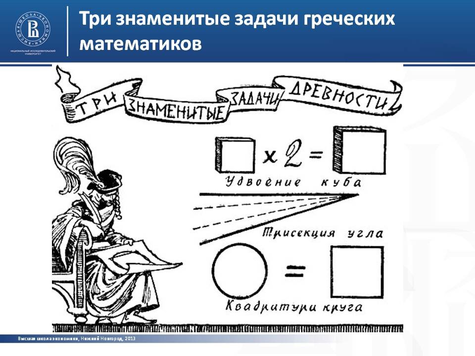 Геометрические задачи древних в современном мире проект