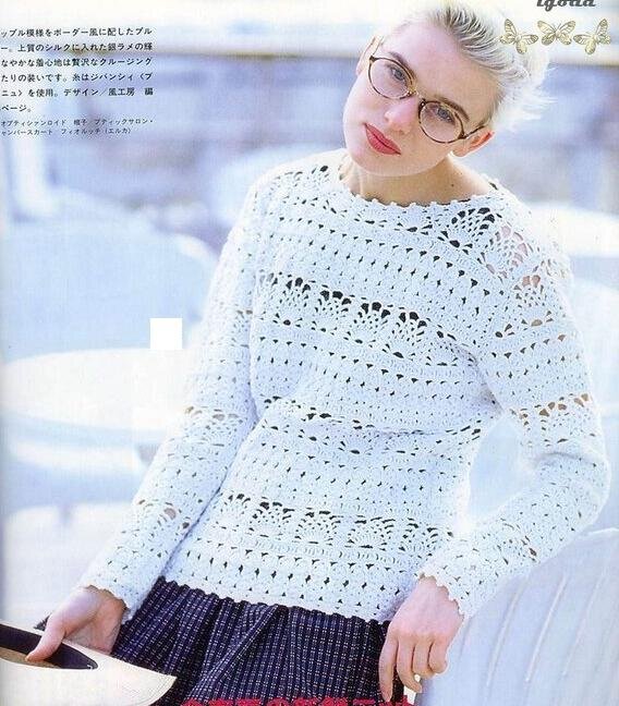 Кофточка крючком.

