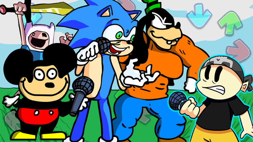 МЕМЫ, РОФЛЫ , КРИПОТА ► Friday Night Funkin' vs. Mokey lol, vs. Finn, vs. Sonic gets trolled