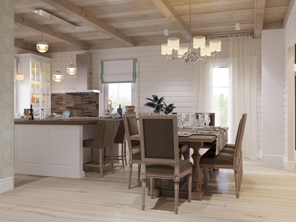 Большой кухонный остров 