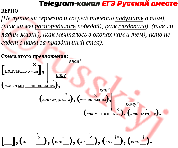 19 задание егэ русский