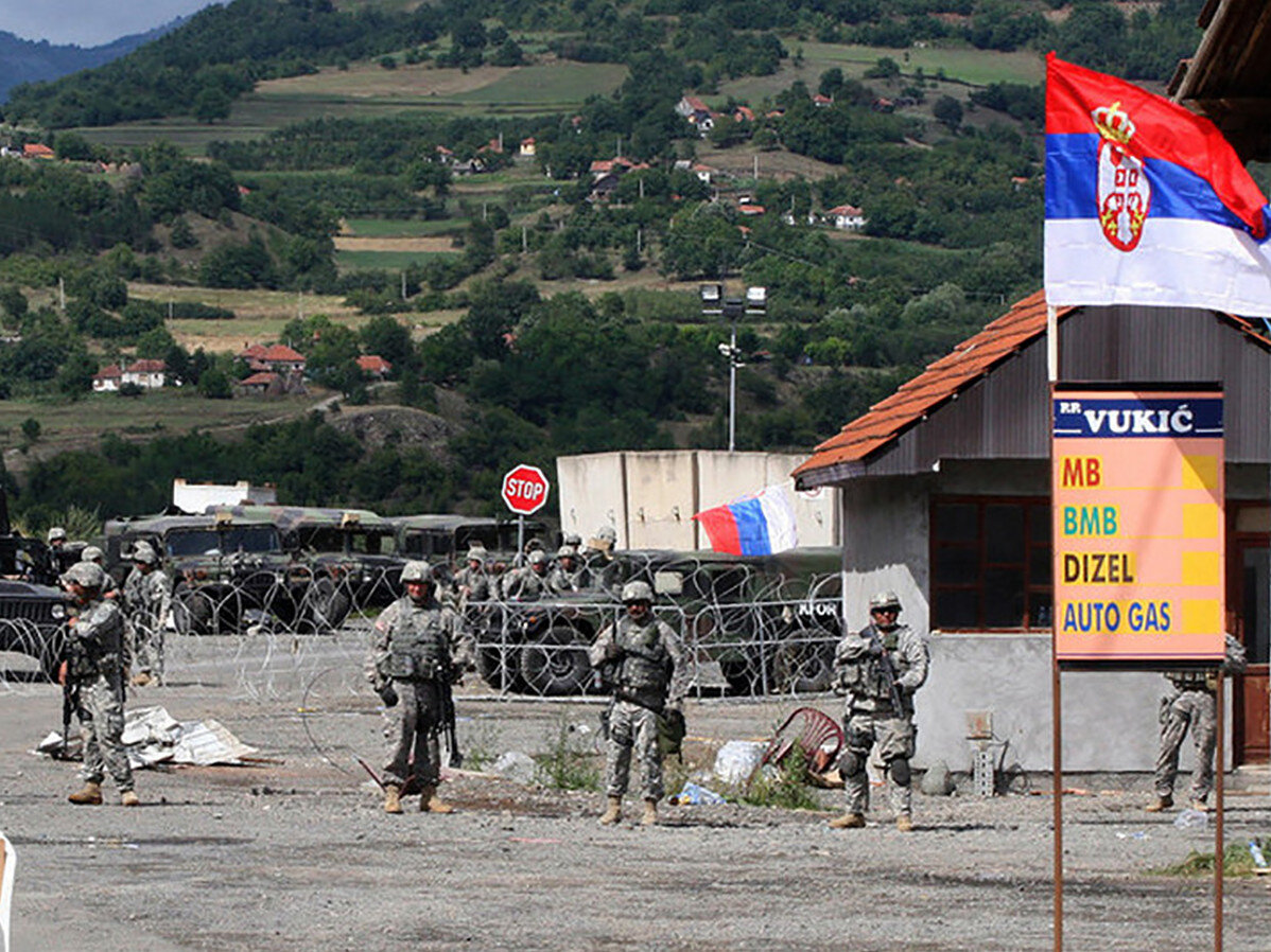 Карта боевых действий в косово