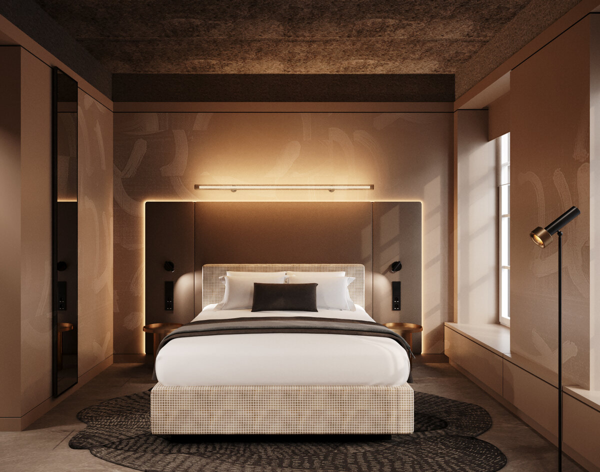 Апарт-отель UNO в Санкт-Петербурге - пример современного дизайна апартаментов.