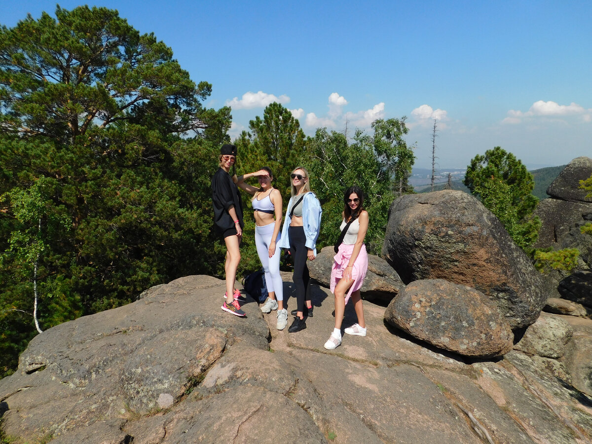 На Красноярских Столбах.