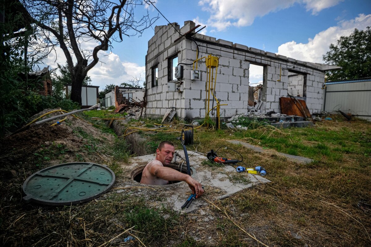 Где-то под Киевом. Фотограф: Сергей Чузавков/AFP/Getty Images