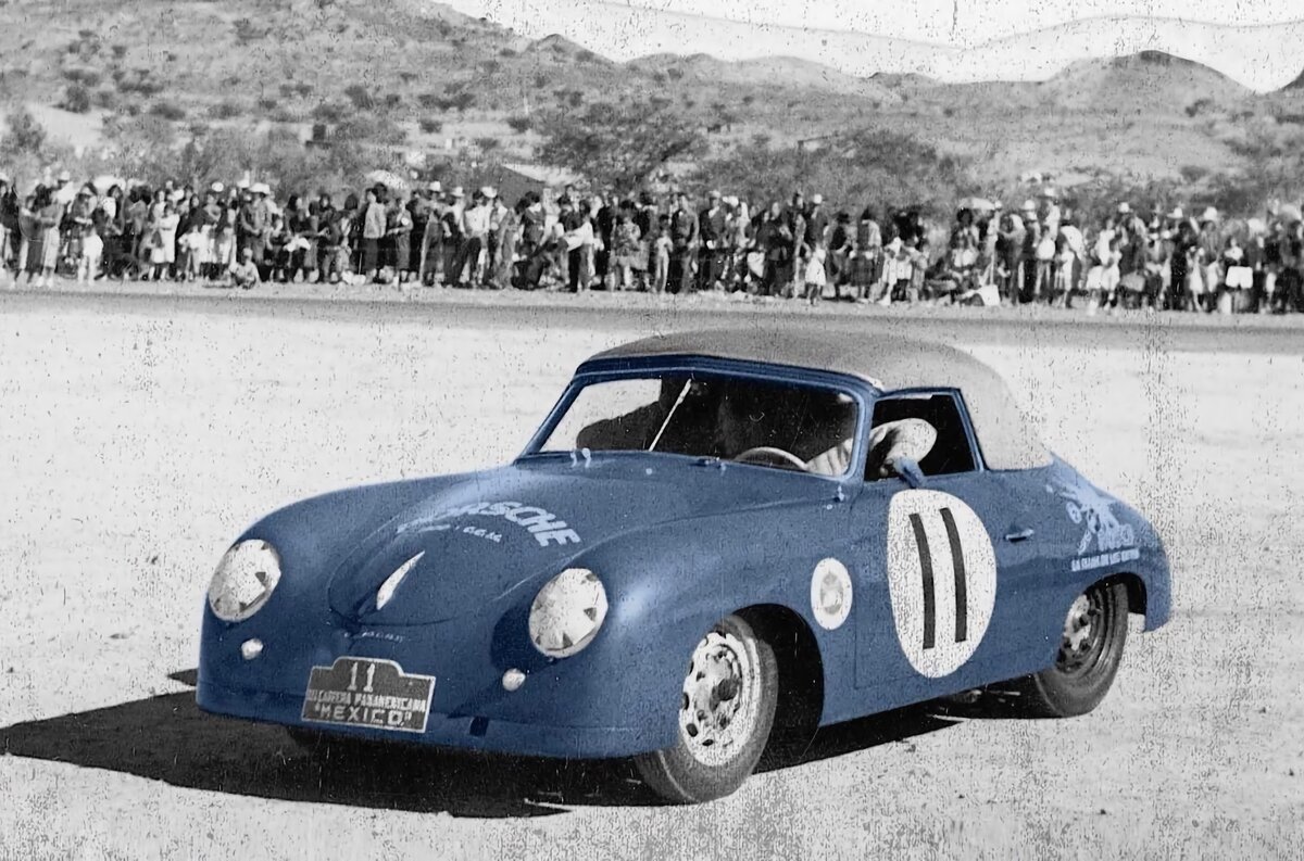    На Porsche 356 S Cabriolet под номером «11» в гонке La Carrera Panamericana 1952 года выступали принц Пауль Альфонс фон Меттерних (будущий президент всемирного автомобильного клуба FIA), бразильский барон Мануэль де Теффе и немецкий пилот Герберт Линге. Они финишировали 25-ми, с результатом 23 часа 18 минут и 15 секунд.