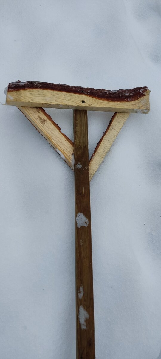 Пять минут и снегоочиститель готов. 