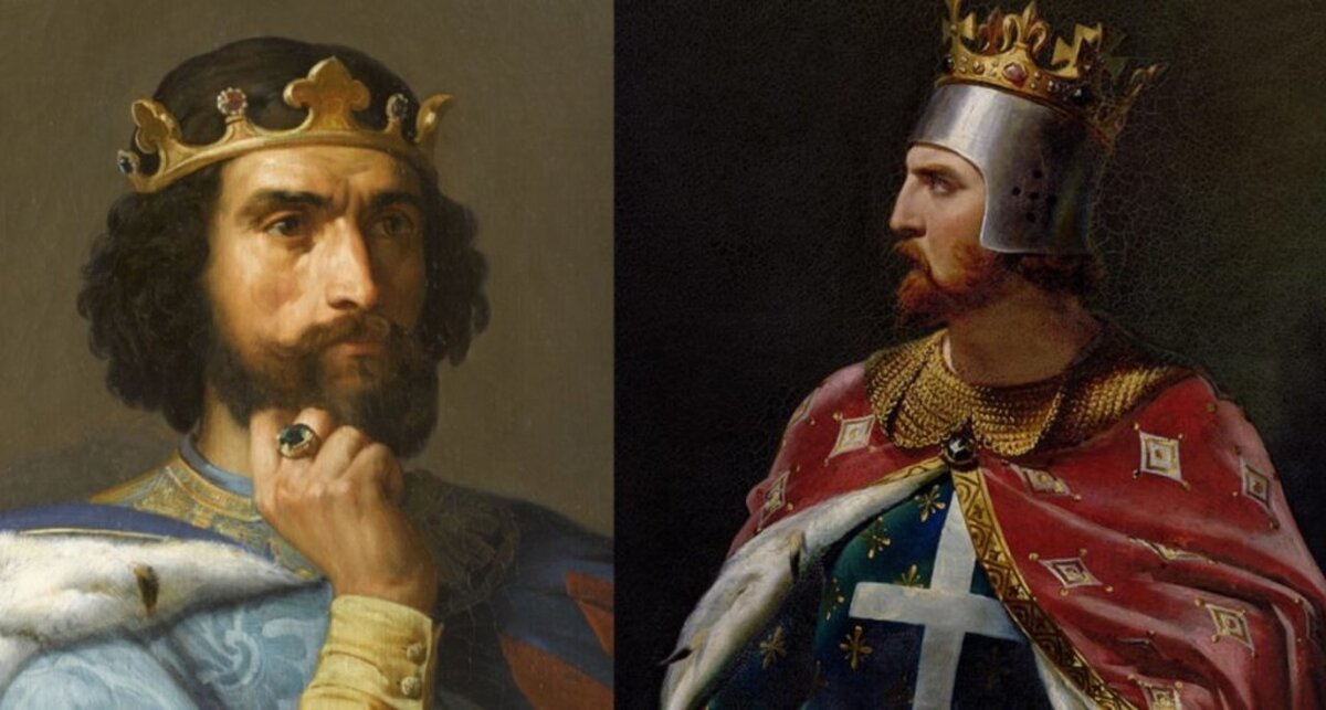 Конрад Монферратский и Ричард Львиное Сердце. Картины девятнадцатого века