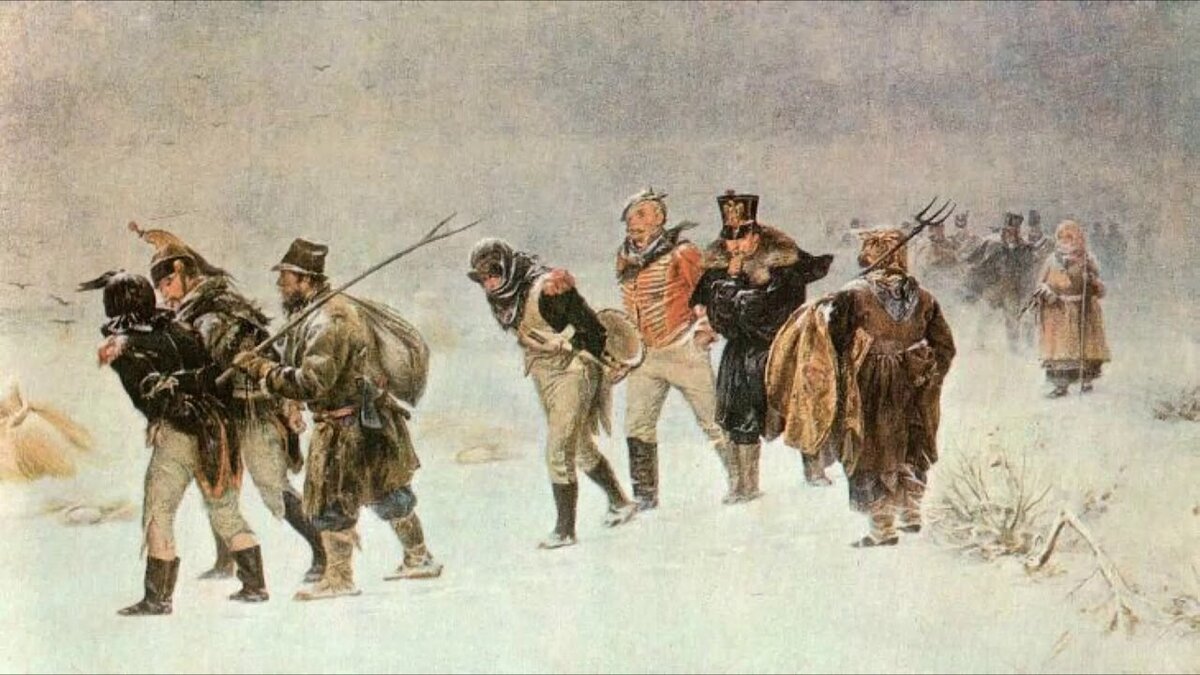 Пленные французы. Илларион Прянишников