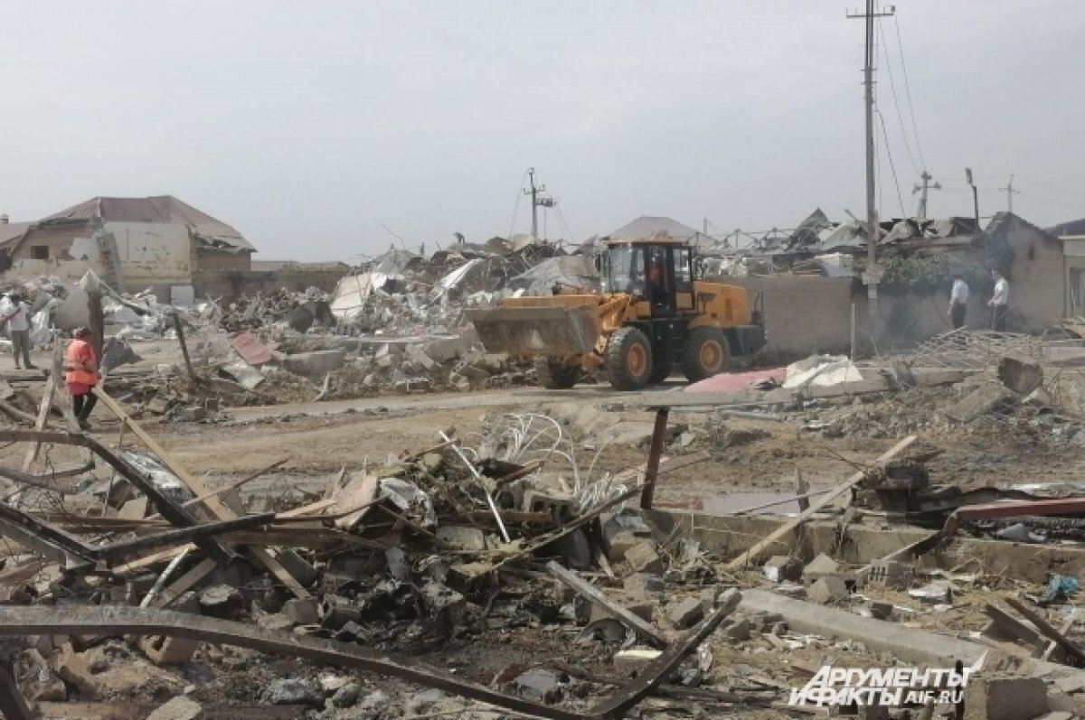    Подростка засыпало ножами в магазине из-за взрыва на АЗС в Дагестане